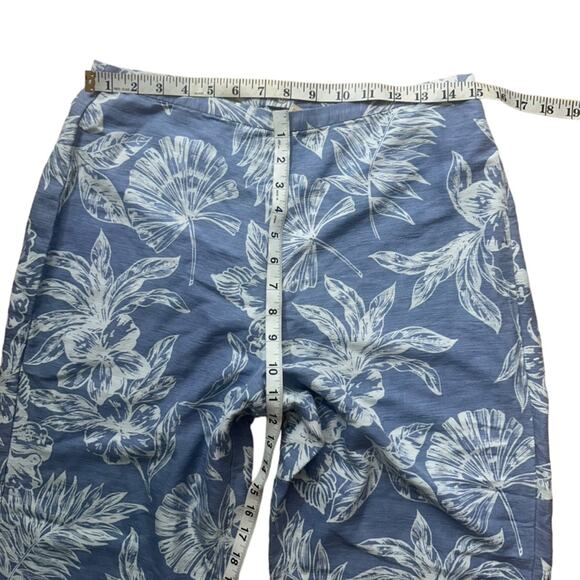 Tommy Bahama 100% Silk Floral Pants Size 12 - Picture 4 of 10